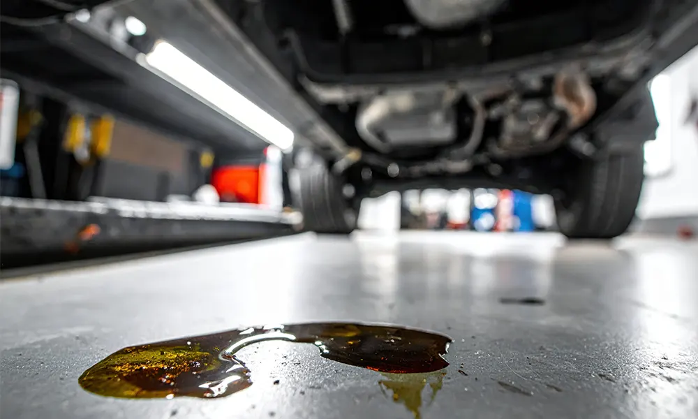 Car Leaking Oil