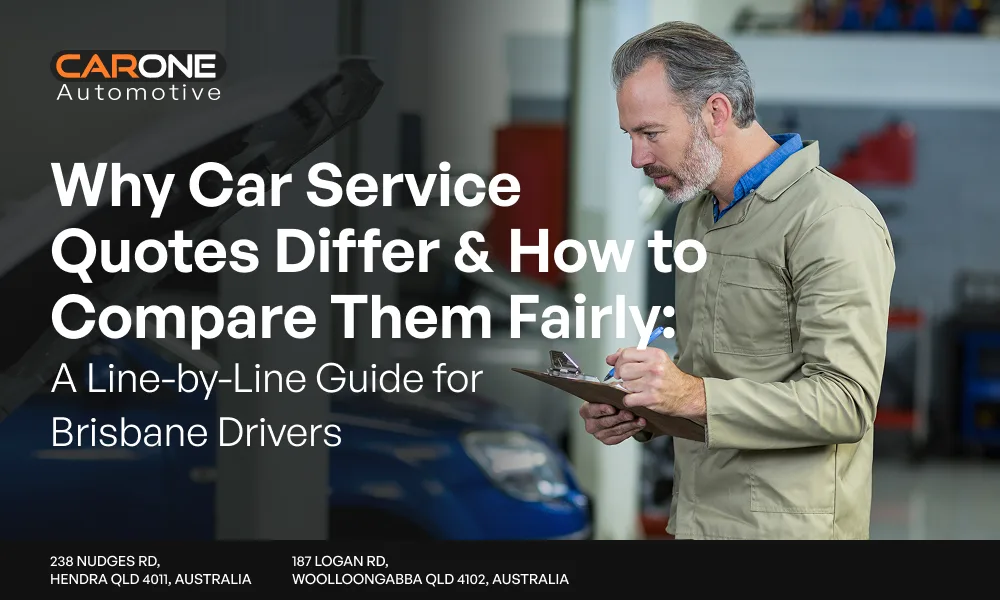 Why Car Service Quotes Differ & How to Compare Them Fairly_ A Line-by-Line Guide for Brisbane Drivers